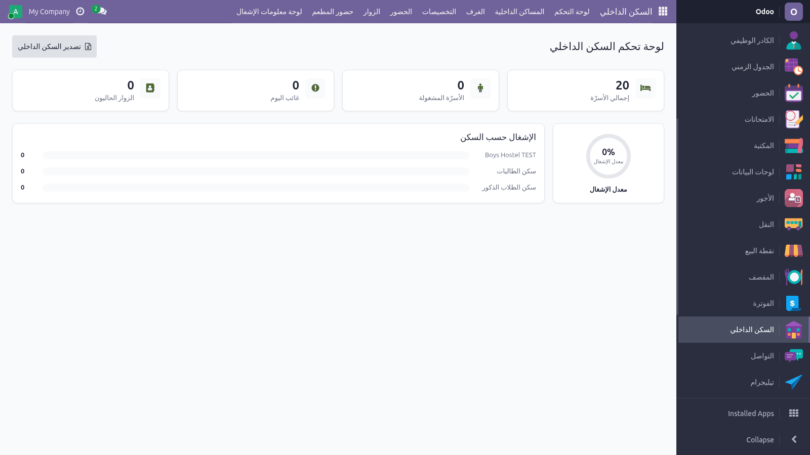 السكن الداخلي